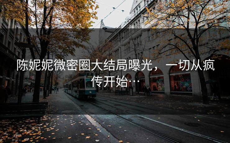 陈妮妮微密圈大结局曝光，一切从疯传开始…